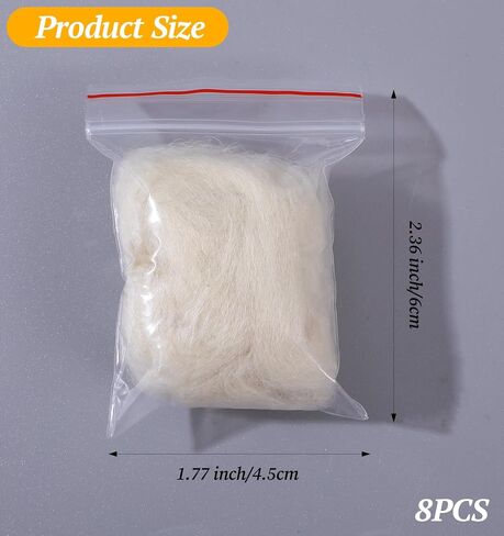 8PCS Lambs Wool for Toes, Soft Lambs Wool for Pointe Shoes Wool Lambswool for Toes to Prevent Corns, Blisters & Calluses (Beige) in Saudi Arabia