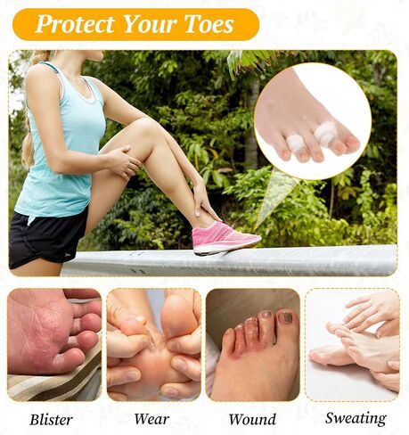 8PCS Lambs Wool for Toes, Soft Lambs Wool for Pointe Shoes Wool Lambswool for Toes to Prevent Corns, Blisters & Calluses (Beige) in Saudi Arabia