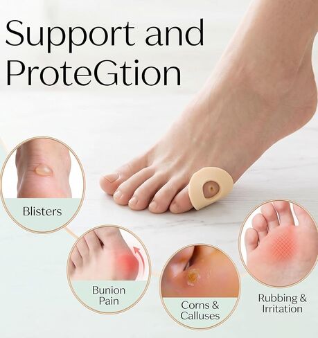 60Pcs Donut Pads for Feet, Soft Callus Cushions for Feet, Foot Callus Pads for Corn & Callus Daily Care, Unisex Foot Comfort Pads in Saudi Arabia
