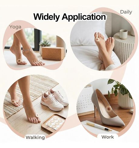 60Pcs Donut Pads for Feet, Soft Callus Cushions for Feet, Foot Callus Pads for Corn & Callus Daily Care, Unisex Foot Comfort Pads in Saudi Arabia