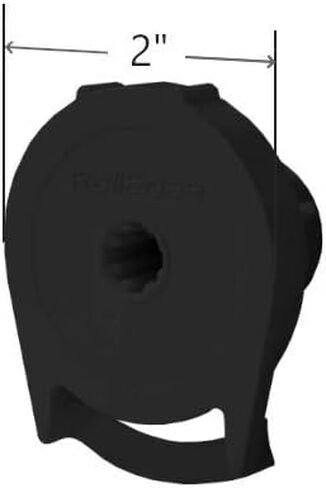 قابض الظل الدوار RollEase R8 لأنبوب 1.25 بوصة (R8C03BK) (أسود) in Kuwait
