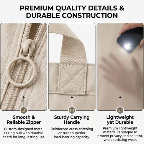 6 Pcs Shoe Bags for Travel - White Travel Shoe Bag Set with Zipper and Handle, Shoe Organizer Bags for Suitcase, Gym, Carry On, Sneakers, Heels and Toiletries in Saudi Arabia