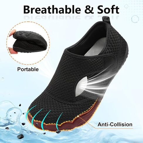 Spesoul Barefoot Shoes Women Wide Width Womens Shoes Diabetic Orthopedic | Casual Sneakers Zero Drop Slip On Comfortable Breathable Lightweight For Elderly Swollen Feet Water Grounding in Saudi Arabia