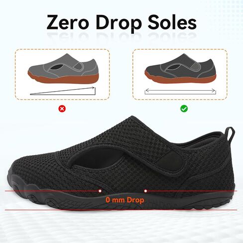 Spesoul Barefoot Shoes Women Wide Width Womens Shoes Diabetic Orthopedic | Casual Sneakers Zero Drop Slip On Comfortable Breathable Lightweight For Elderly Swollen Feet Water Grounding in Saudi Arabia