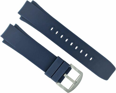 Ewatchparts Silicone Rubber Band Strap Compatible With IWC 35380 353804 Dual Crown Aquatimer Blue in Kuwait