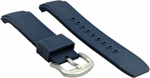 Ewatchparts Silicone Rubber Band Strap Compatible With IWC 35380 353804 Dual Crown Aquatimer Blue in Kuwait