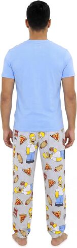 بيجامة The Simpsons للرجال والنساء، طقم سراويل وقميص Homer Simpson Pj، Homer and Duff، Pjs كرتونية للبالغين، S-M-L-XL in Kuwait