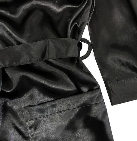 Classy Bride Hubby Satin Robe in Kuwait