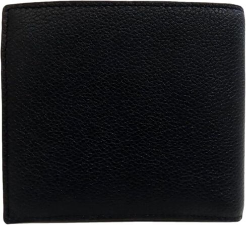 Prada Mens Black Vitello Micro Grain Leather Bifold Wallet Triangle Enamel Logo 2MO738 in Kuwait