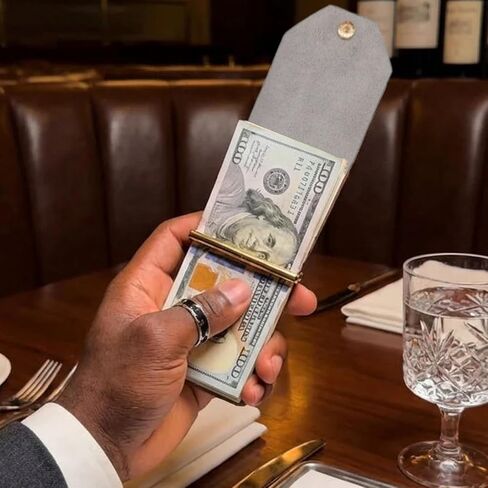 Rast Cash Wallets for Men — a Minimalist Leather Wallet Built for the Cash-Driven Hustler who Needs Instant Access, Unbeatable Hold, and Zero Bulk (Night Black) in Kuwait