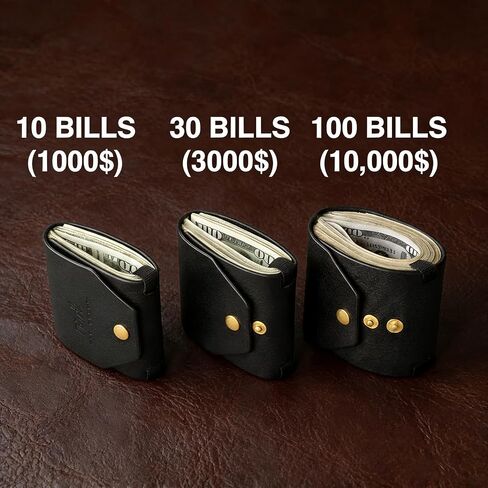 Rast Cash Wallets for Men — a Minimalist Leather Wallet Built for the Cash-Driven Hustler who Needs Instant Access, Unbeatable Hold, and Zero Bulk (Night Black) in Kuwait