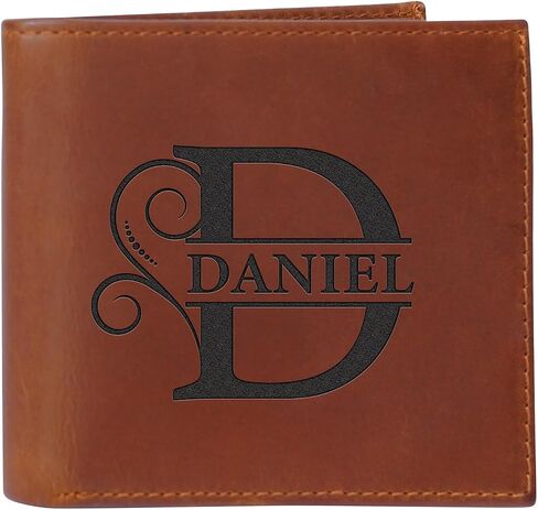 Personalized Leather Wallet for Dad with Kids Names, Fist Bump Fathers Day Gift for Dad, Grandpa, Papa, Custom Engraved Wallet Gift for Daddy, Bonus Dad, Stepdad, Uncle, Birthday, Christmas in Kuwait