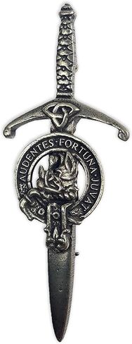 MacKinnon Scottish Family Clan Crest Kilt Pin - Made in Scotland in Saudi Arabia