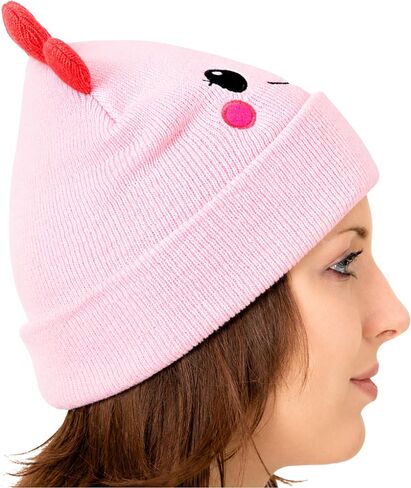 ComfyCamper Axolotl Beanie Costume Hat for Womens Mens Adult Water Monster Cosplay Hats Halloween Costumes in Kuwait
