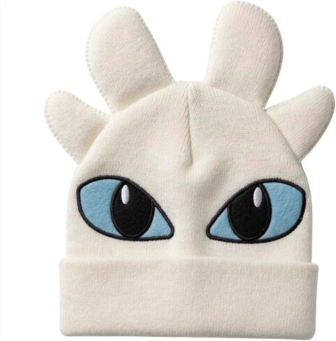 ComfyCamper White Dragon Beanie Hat for Womens - Adults Women Mens Animal Dragons Wing Cosplay Halloween in Kuwait