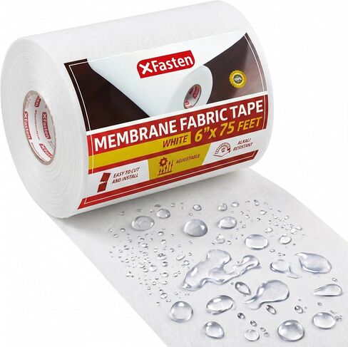 XFasten Waterproofing Membrane Sheet, 6" x 75 Ft Shower Waterproofing Membrane Tape for Underlayment Tile, EPDM Underlayment, Cement Board Tape in Saudi Arabia