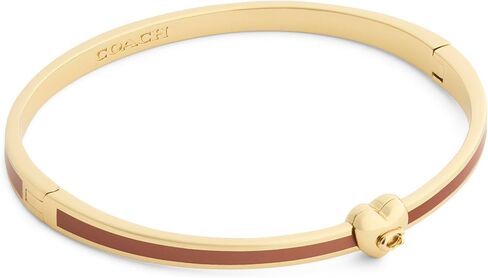 COACH Signature C Heart Enamel Bangle Bracelet in Kuwait