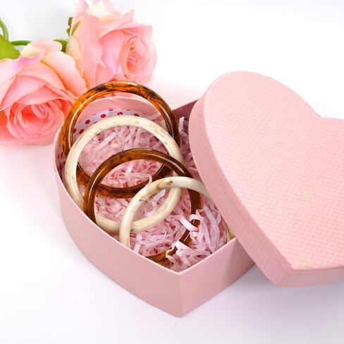 HOVEOX Acrylic Bangles Chunky Bracelets for Women Resin Bangles Bracelets for Women Resin Jewelry Acrylic Jewelry (4 Pcs) in Kuwait