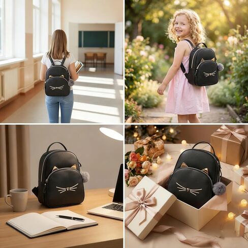 PRLINJSK Mini Backpack for Girls Teens Women Small Cat Backpack Purse in Saudi Arabia