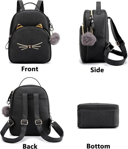 PRLINJSK Mini Backpack for Girls Teens Women Small Cat Backpack Purse in Saudi Arabia