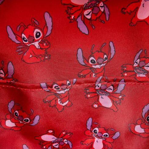 Loungefly Disney: Lilo & Stitch - Leroy - حقيبة ظهر صغيرة مطرزة للحفلات التنكرية - رائعة للأطفال والكبار - حقائب قابلة للجمع in Kuwait