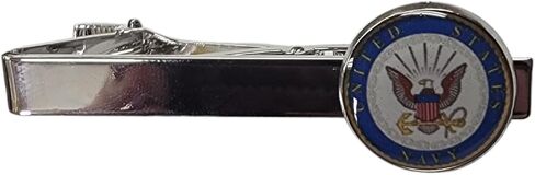 Men's Navy Tie Bar Clip | Made in USA | Non Tarnish in Kuwait
