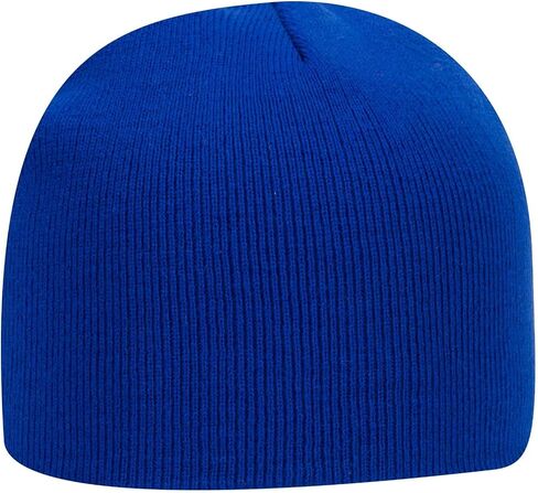 1 Pack Unisex 8 Inch Classic Knit Beanie Hat Stretch Fit Solid Color - Royal in Kuwait