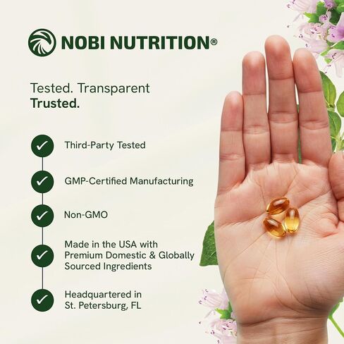 Oil of Oregano with Black Seed Oil Softgels | Immune Support | High Carvacrol | Seasonal Wellness & Antioxidant Support with Garlic Extract | Third-Party Tested & Non-GMO | 120 Oregano Oil Capsules in Saudi Arabia