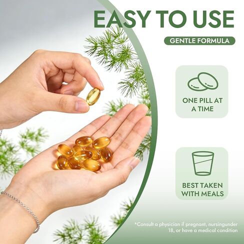 Oregano+ Softgels with Oregano Oil & Black Seed Oil - Helps Maintain Gut Balance, Easy-to-Swallow Softgels - 60 Count(1pc) in Kuwait