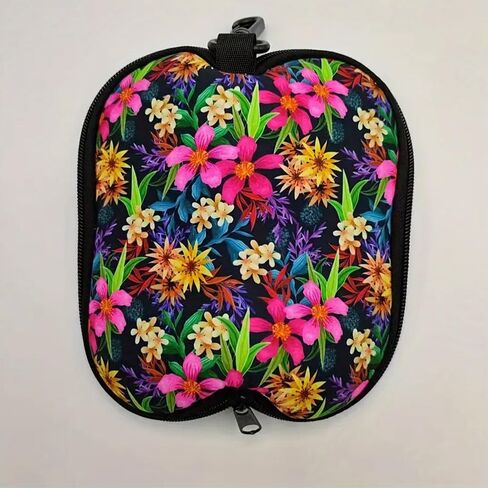 Stylish Eyeglass-Cases with Zipper – Durable Neoprene Material, Colorful Patterns, Compact 18×7cm Design, Includes 1PCS in Kuwait