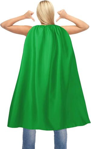 Adult Superhero Cape and Mask for Man and Woman - Halloween Vampire Capes Superhero Party Cape in Kuwait