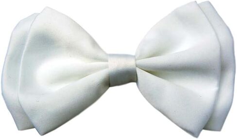 Pre-tied Bowtie - White in Saudi Arabia