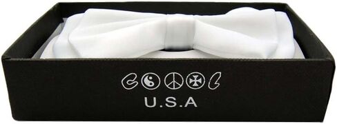 Pre-tied Bowtie - White in Saudi Arabia