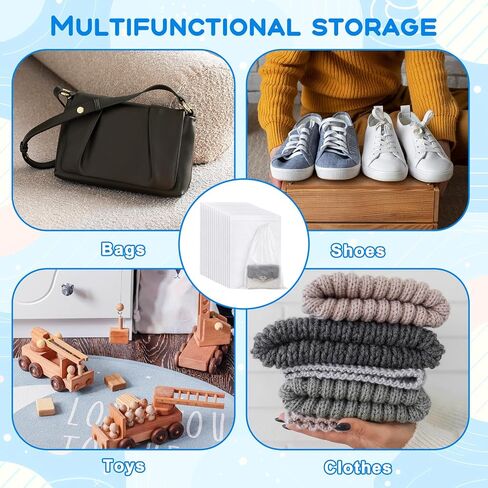 Styquenzer 20 Pcs Dust Bags for Handbags, Non-Woven Large Drawstring Bag Nonwoven Cloth Storage Pouch Cover for Shoe Boots in Kuwait