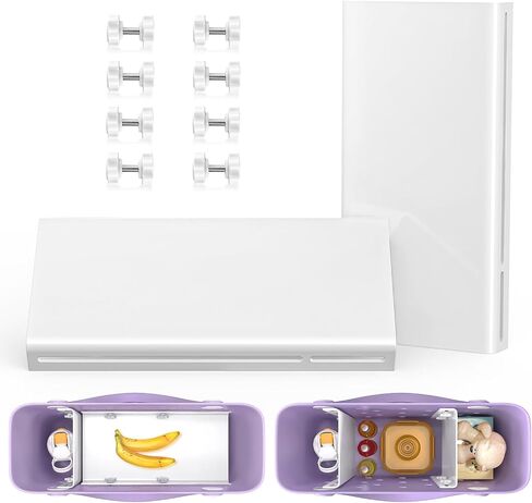 PoYang 2 Pack for Baby Bogg Bag Divider Tray, Lightweight Dividers for Bogg Bag Accessories Inserts for Bog Organizer Screw in, Help Organize Beach Bagg & Divide Space, Medium White in Saudi Arabia