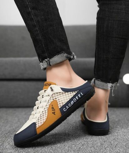 Big Size Men's Comfortable Slippers Breathable Non-Slip Sports Sandals Outdoor Walking Fashion Color Block Design in Kuwait