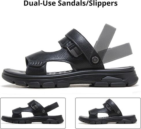 CAMEL CROWN Men's Casual Sandals Open Toe Summer Flats Water Beach Slippers Summer Shoes Non-Slip in Kuwait