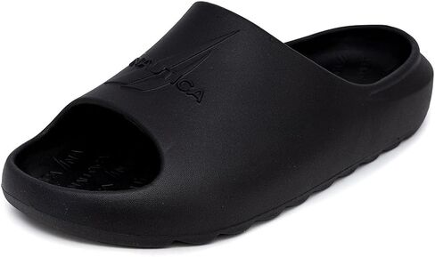 Nautica Men’s Athletic Shower Slides Extra Cushioned Slip-On Sandals for Pool Beach Gym and Casual Wear Ledger in Kuwait