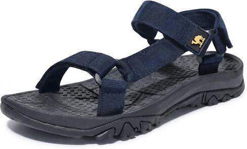 CAMELSPORTS Mens Hiking Sandals Open Toe Outdoor Sport Sandals with Arch Support Walking Sandal for Man Non-Slip Sole for Beach, Trail & Travel in Kuwait