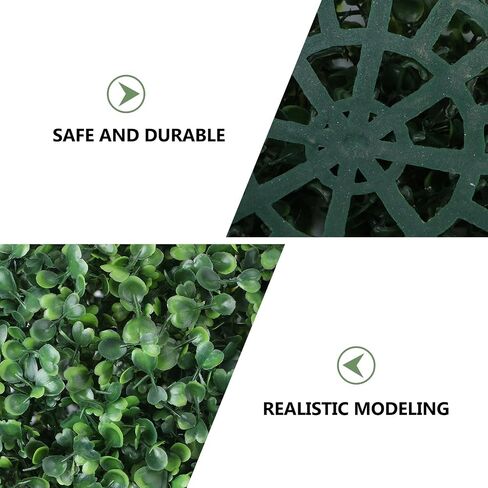 16-Inch Artificial Boxwood Topiary Ball, UV-Protected Green Faux Plant Sphere for Indoor and Outdoor Decor, Ideal for Weddings, Front Porches, and Home Accents in Kuwait