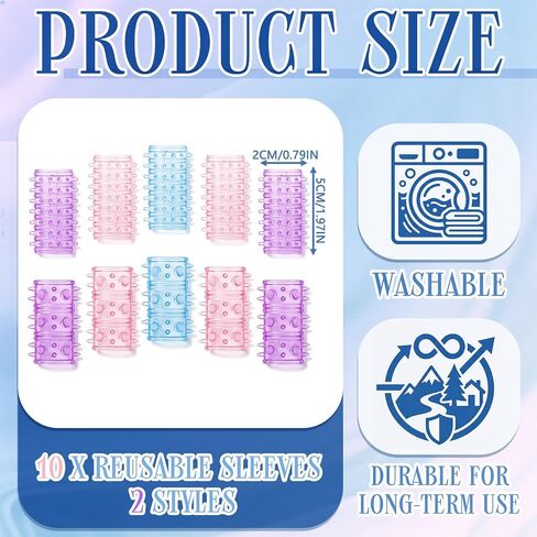 10 Pcs Skin Picking Fidget Support Finger Covers for Ocd Dermatillomania Anxiety Textured Silicone Finger Sleeves Nail Protectors Anti Skin Picking Fidget Toys Reusable Nail Biting Prevention in Kuwait