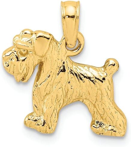 FJC Finejewelers 14k سحر الكلب شنوزر الذهب الأصفر in Kuwait