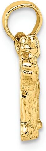 FJC Finejewelers 14k سحر الكلب شنوزر الذهب الأصفر in Kuwait