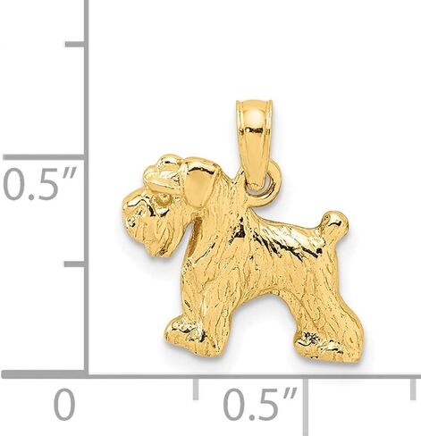 FJC Finejewelers 14k سحر الكلب شنوزر الذهب الأصفر in Kuwait