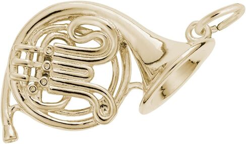 French Horn Charm, Charms for Bracelets and Necklaces in Kuwait