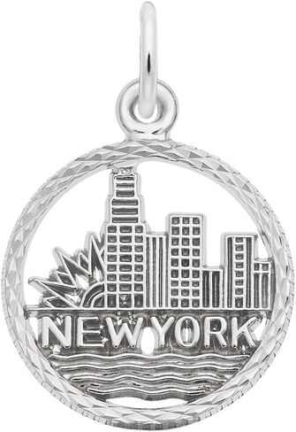 New York Skyline Charm, Charms for Bracelets and Necklaces in Kuwait