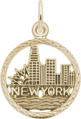 New York Skyline Charm, Charms for Bracelets and Necklaces in Kuwait