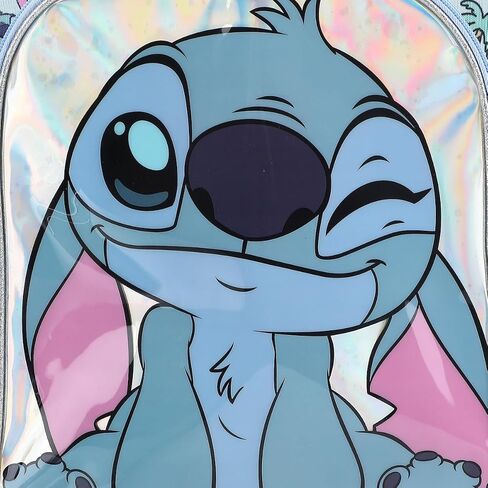 حقيبة ظهر دوارة مقاس 16 بوصة من Bioworld Lilo & Stitch Winking Stitch للمدرسة والسفر in Kuwait
