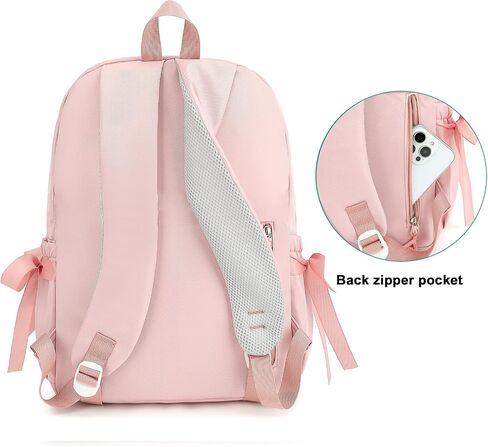 Girls Backpack with Bows for Kids Kawaii Coquette School Bookbag 5-12 in Saudi Arabia