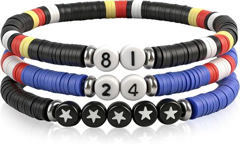 Heated Character Roles Matching Bracelets Set, 24 & 81 Bracelets, Star & Rivalry Themed Jewelry for Fans Gift for Him & Her in Saudi Arabia